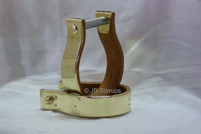 Brass Bound Oxbow Stirrups